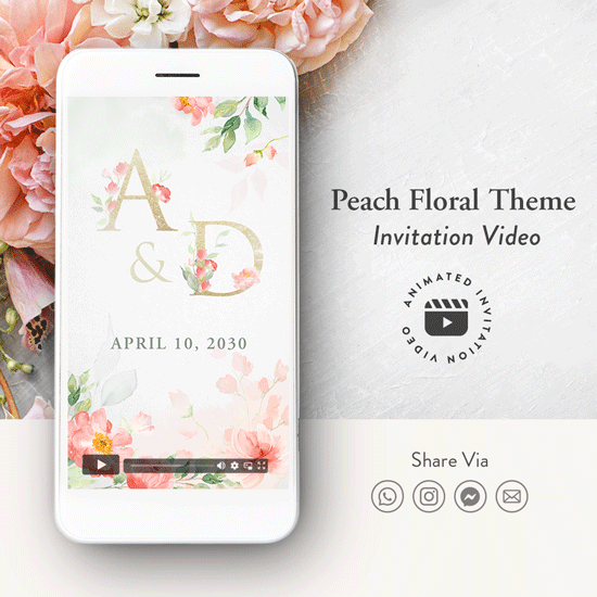 PEACH FLORAL  Video