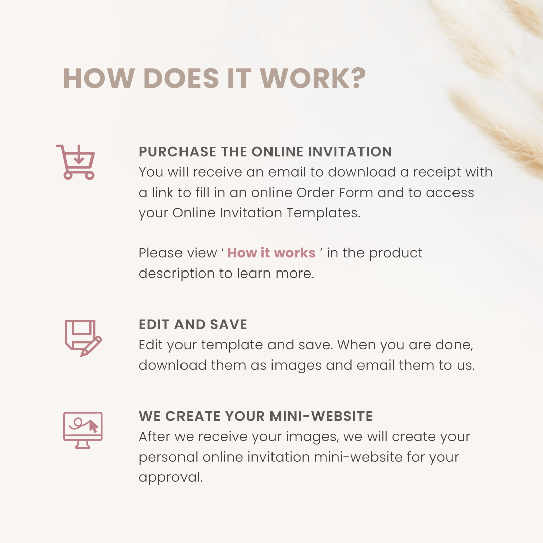 RSVP mini-website