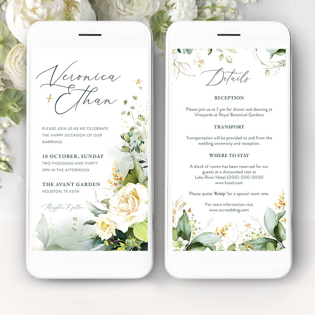 Garden Wedding Website