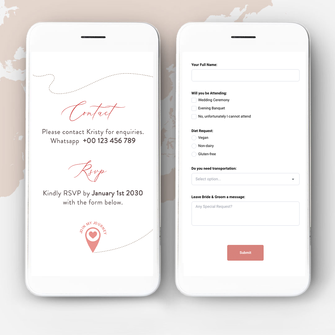 Destination Wedding Website