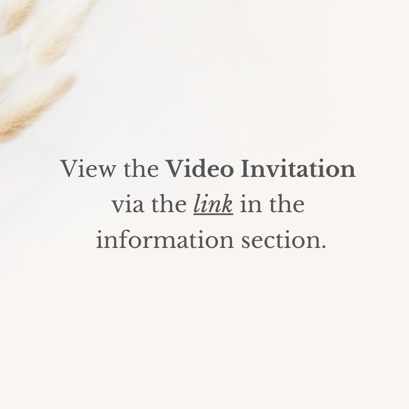 Light Blue Destination Save the Date Invitation Video