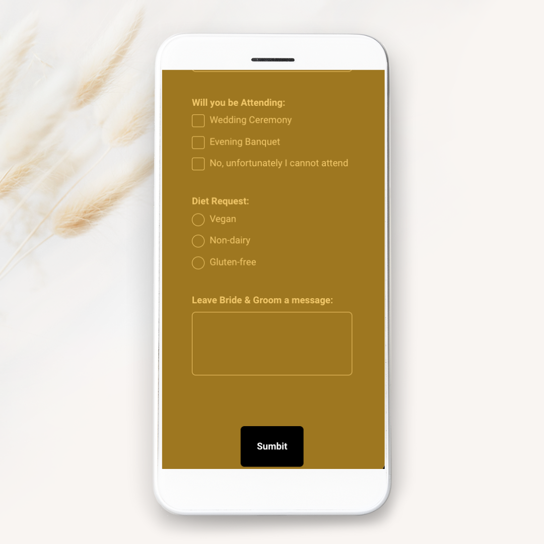 Black Wedding Website