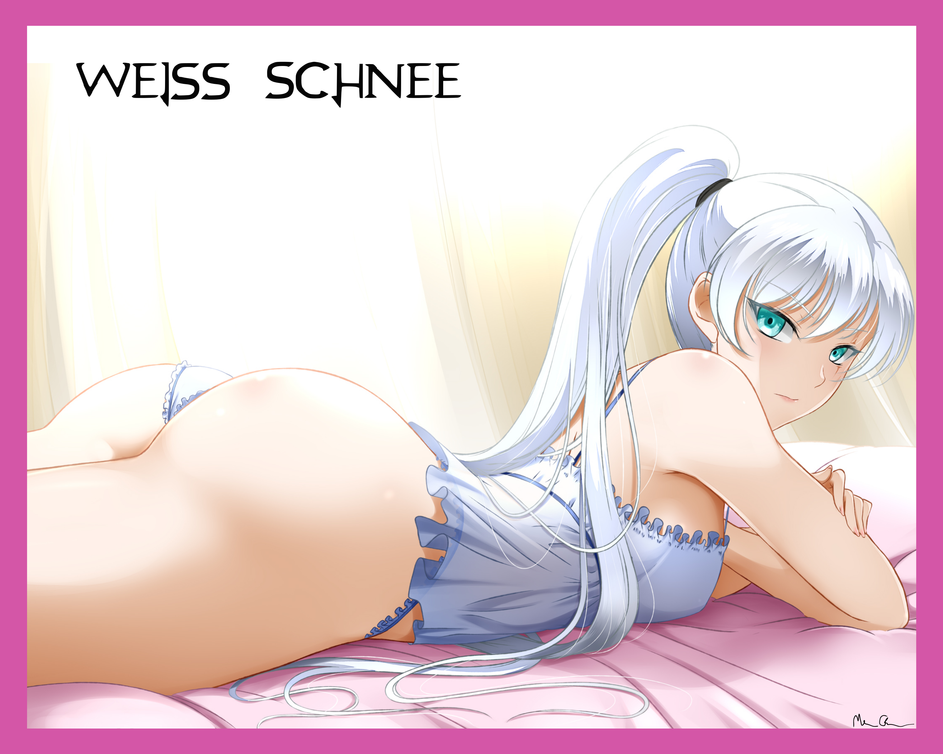 Weiss Schnee Anime Poster
