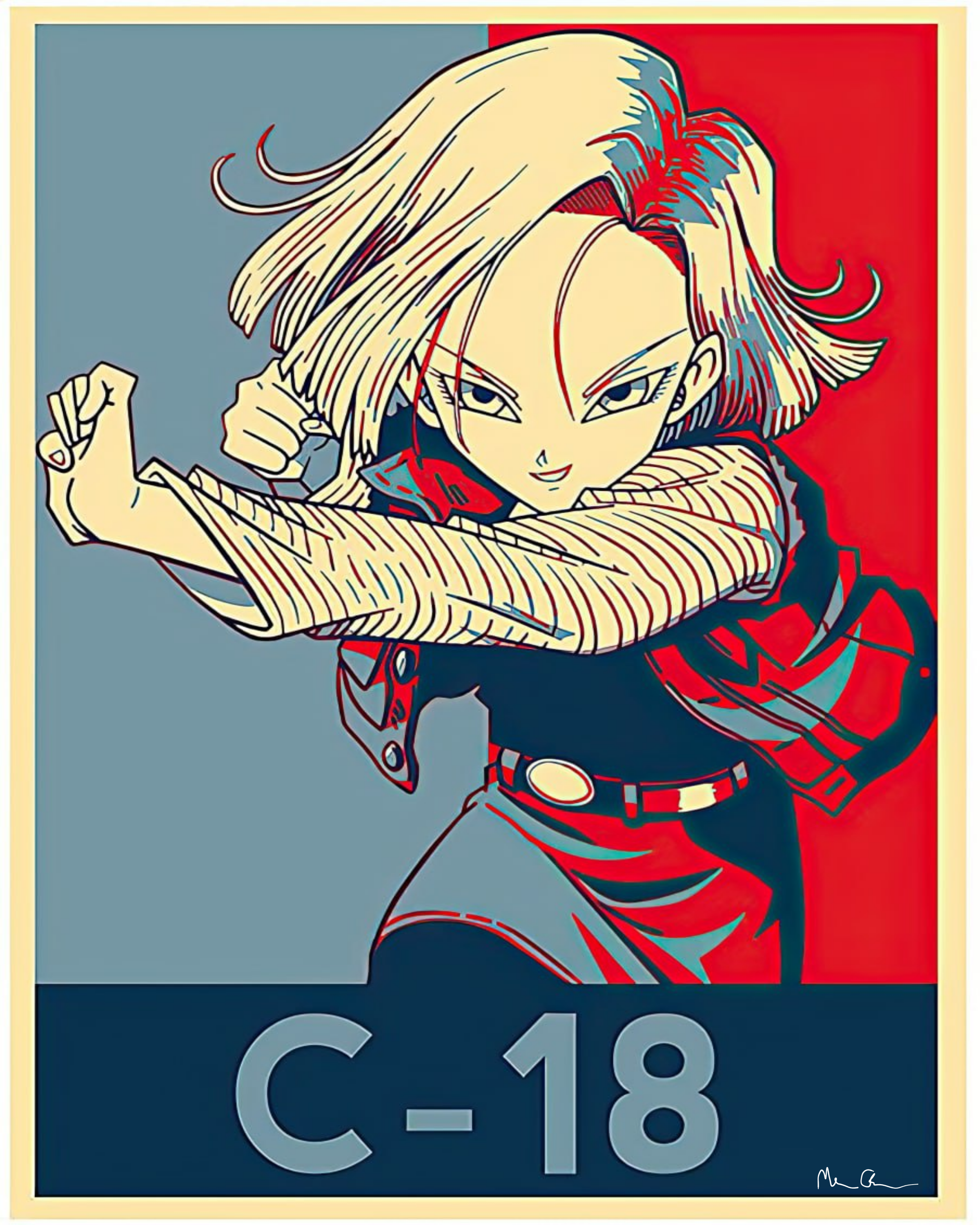 Android 18 Poster