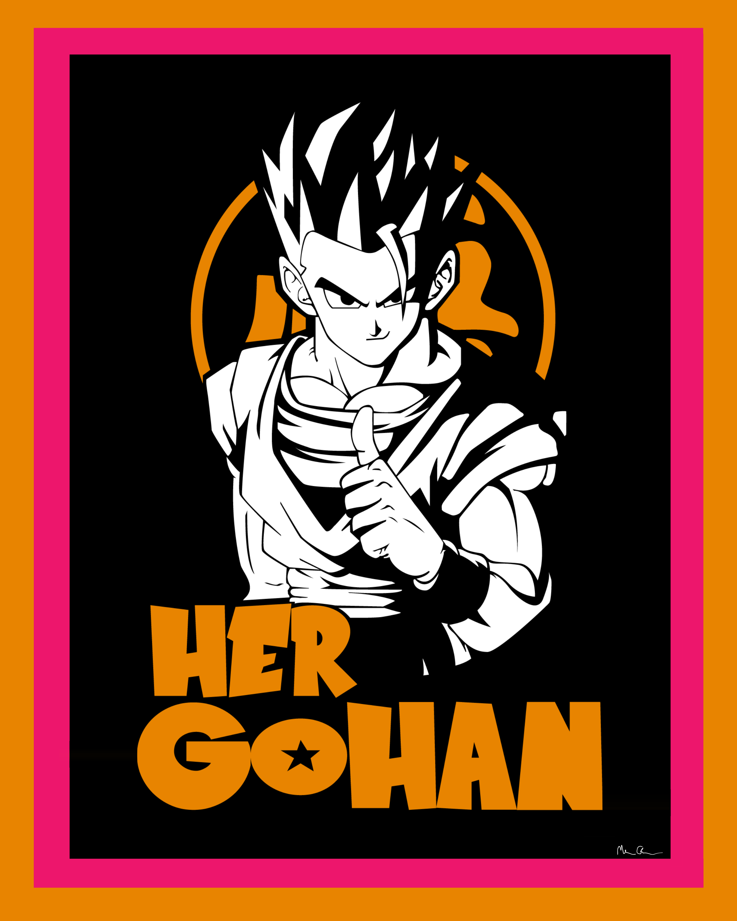 Dragon Ball Gohan Poster