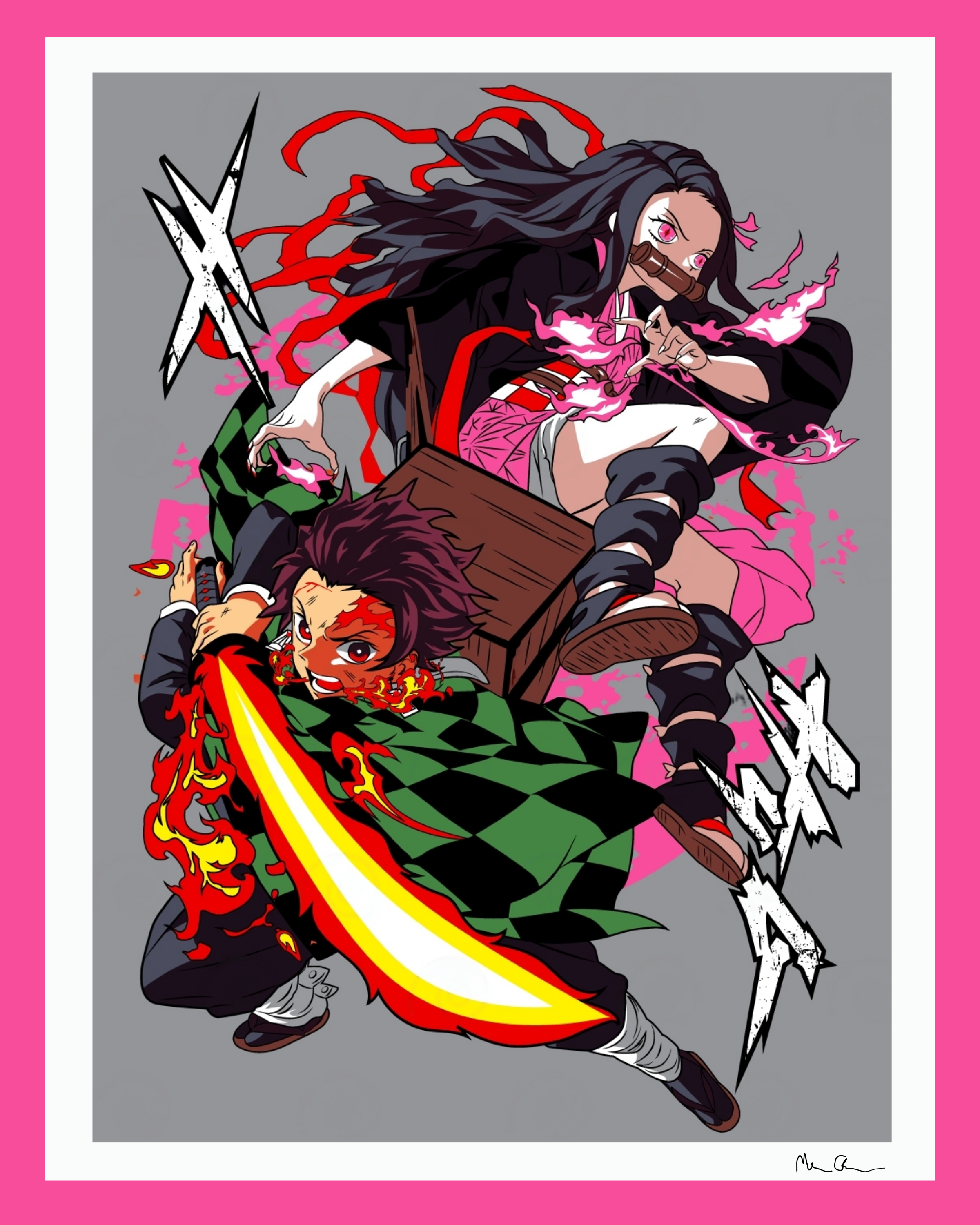 Demon Slayer Anime Wall Art