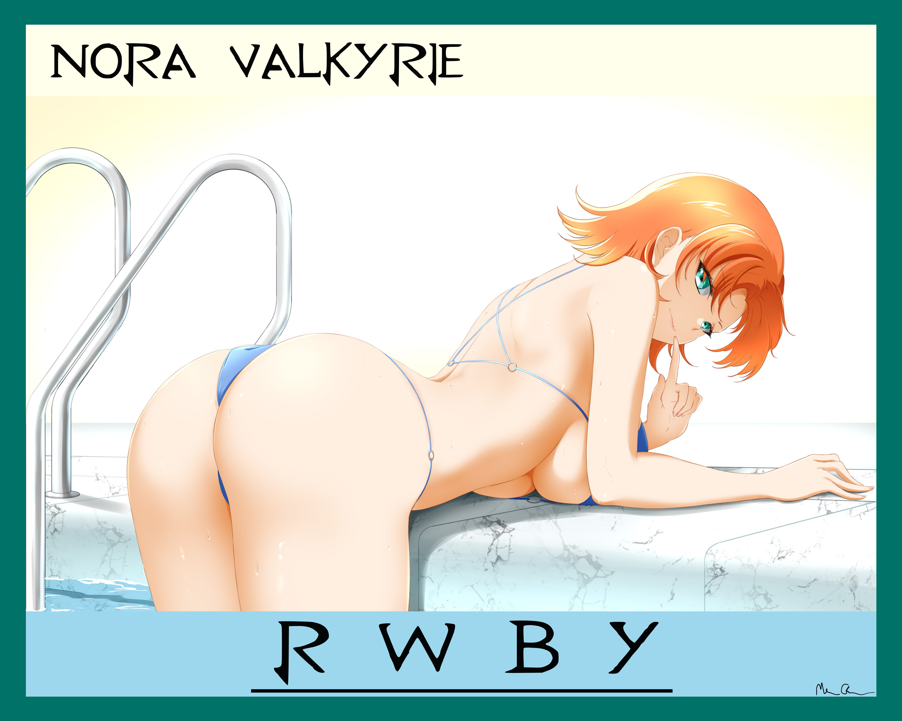 Nora Valkyrie RWBY Anime Poster