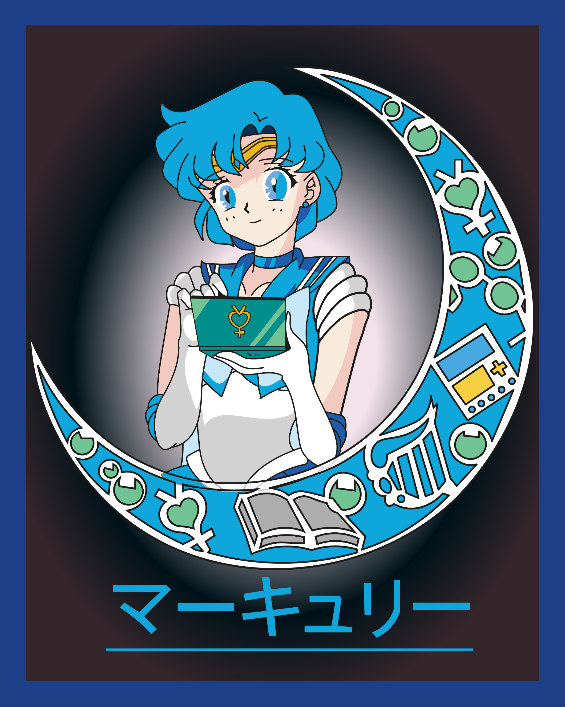 Sailor Mercury Art Print