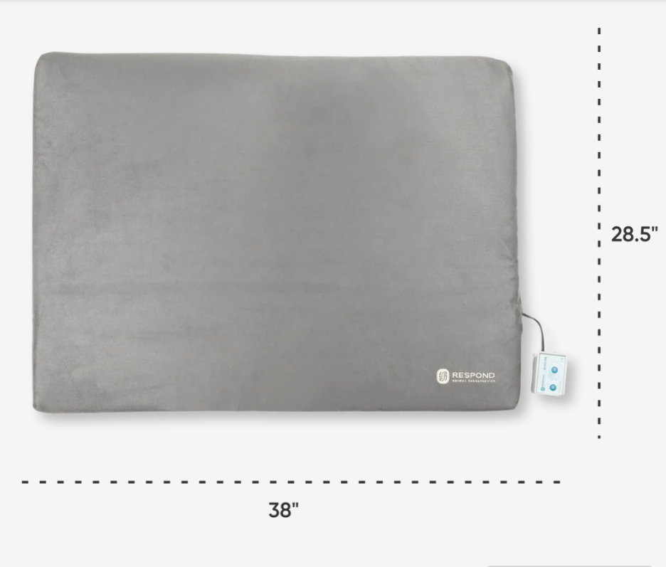 Bio-Pulse PEMF Dog Bed Therapy System - Plush Micro-Suede  