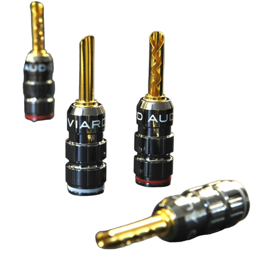 VIARD AUDIO SET DE 4 FICHES BANANES