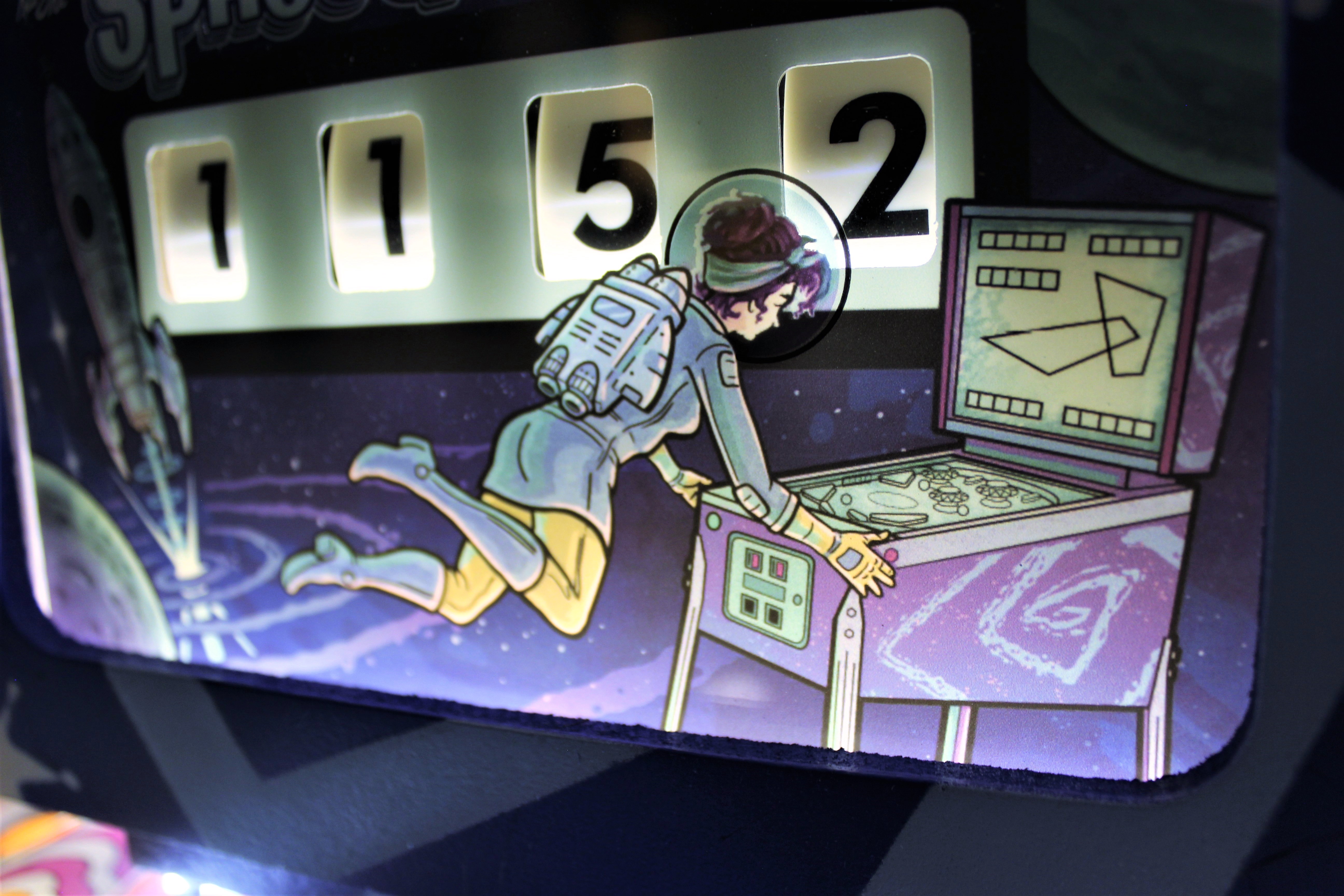 Space Girl Clock