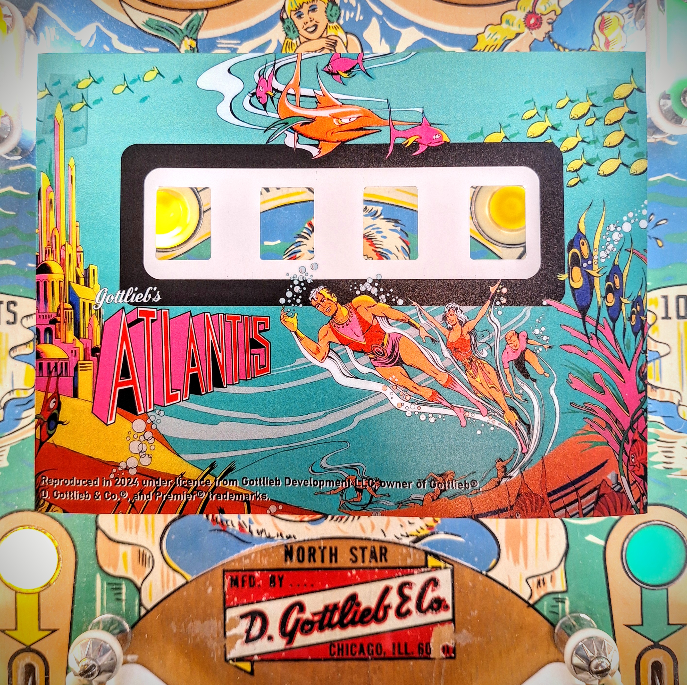 Gottlieb® Atlantis translite