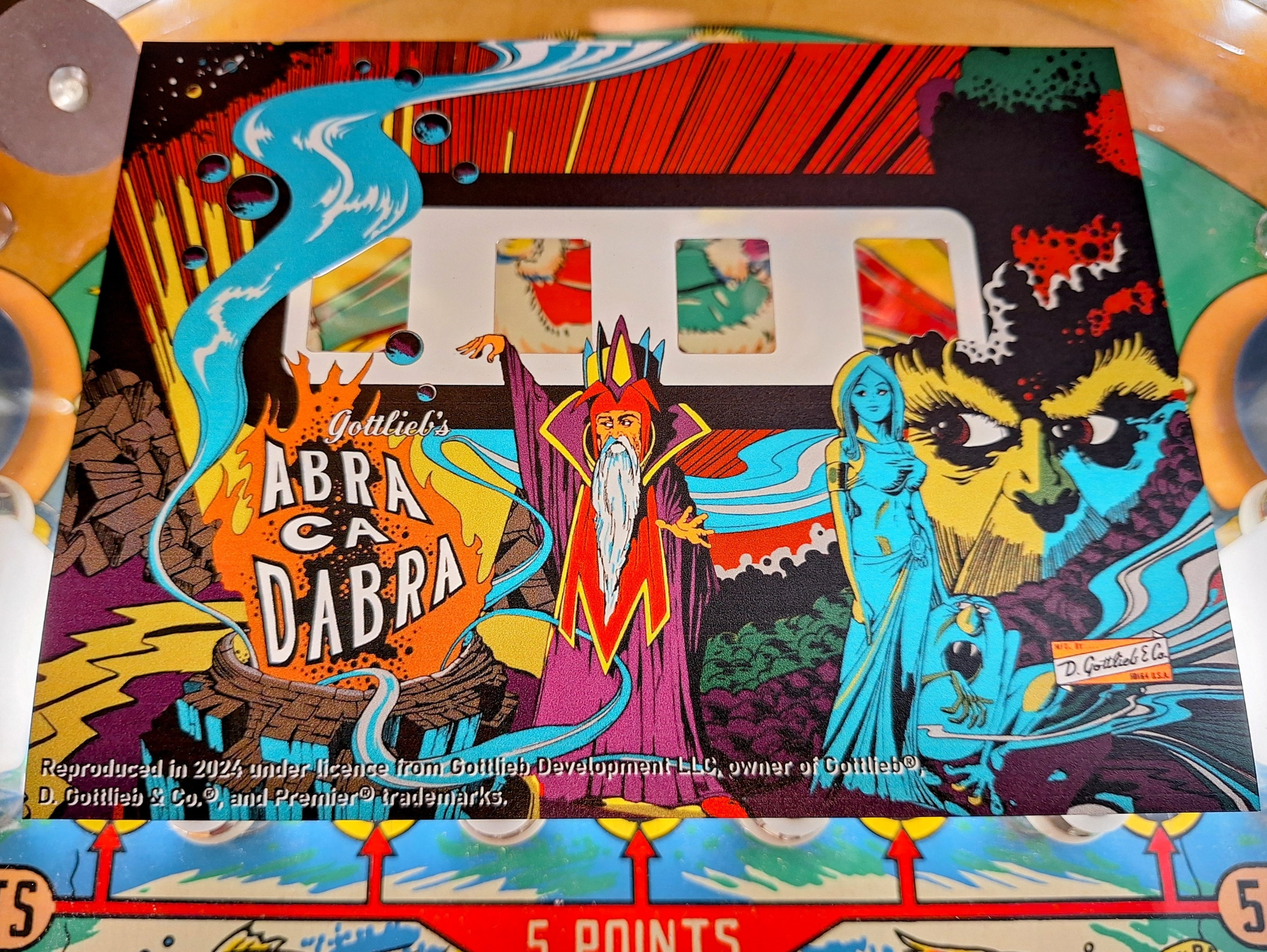 Gottlieb® Abra Ca Dabra translite