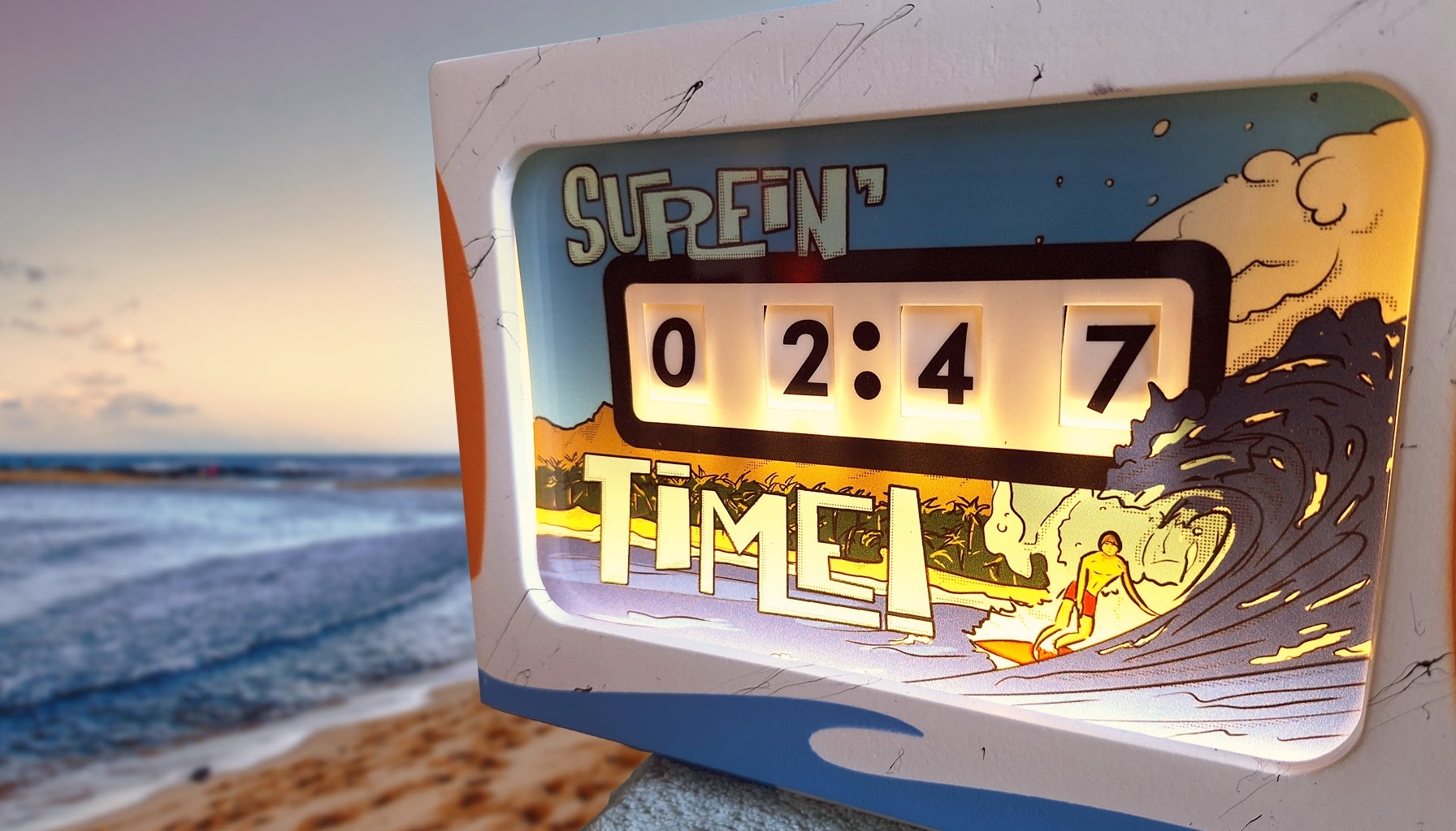 Surfin' Time Clock