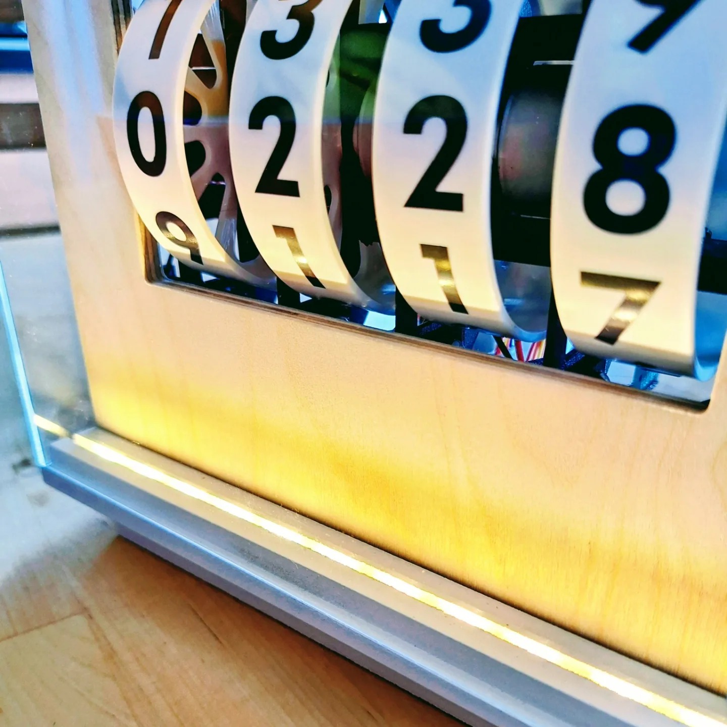 The Acrylic - Score Reel Clock