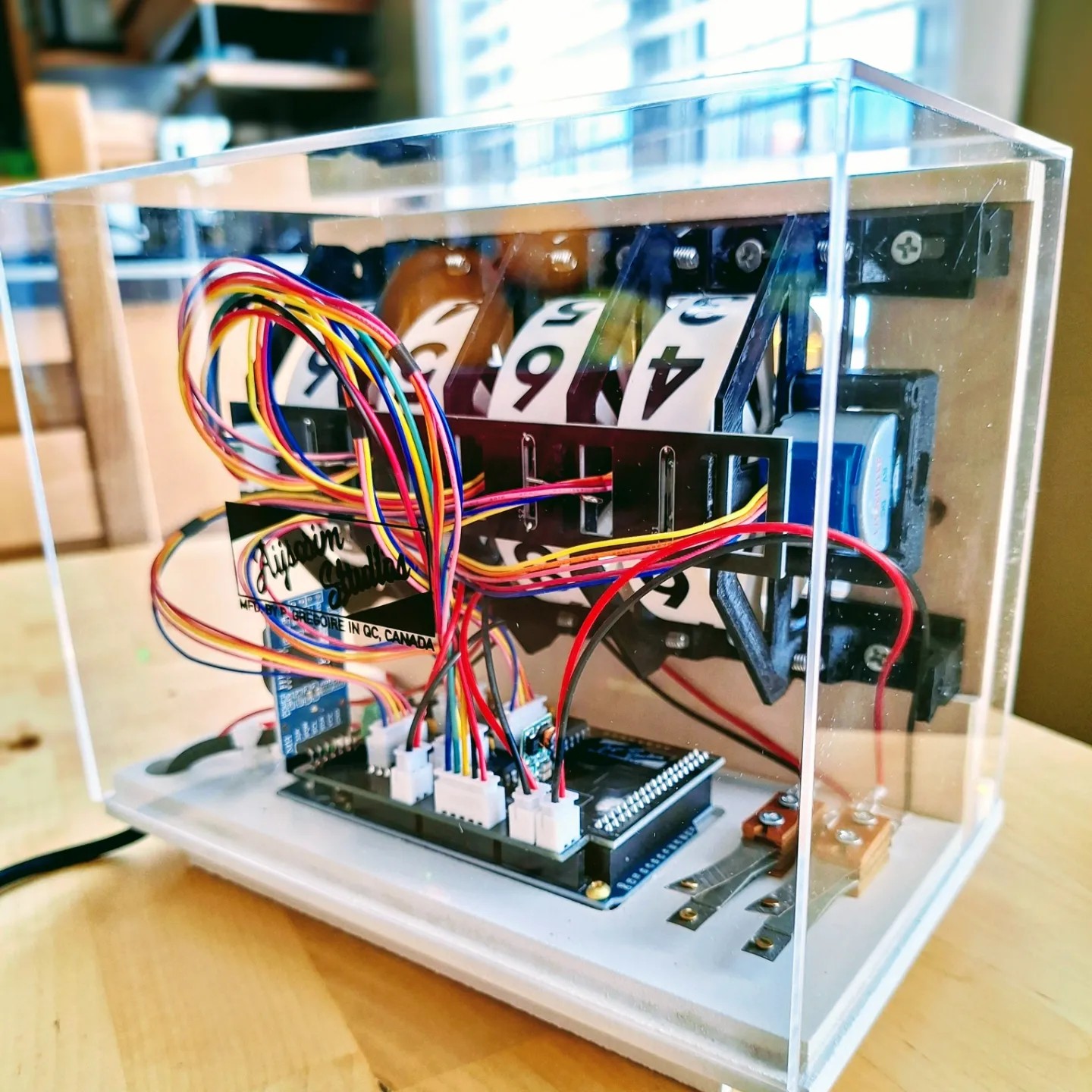 The Acrylic - Score Reel Clock