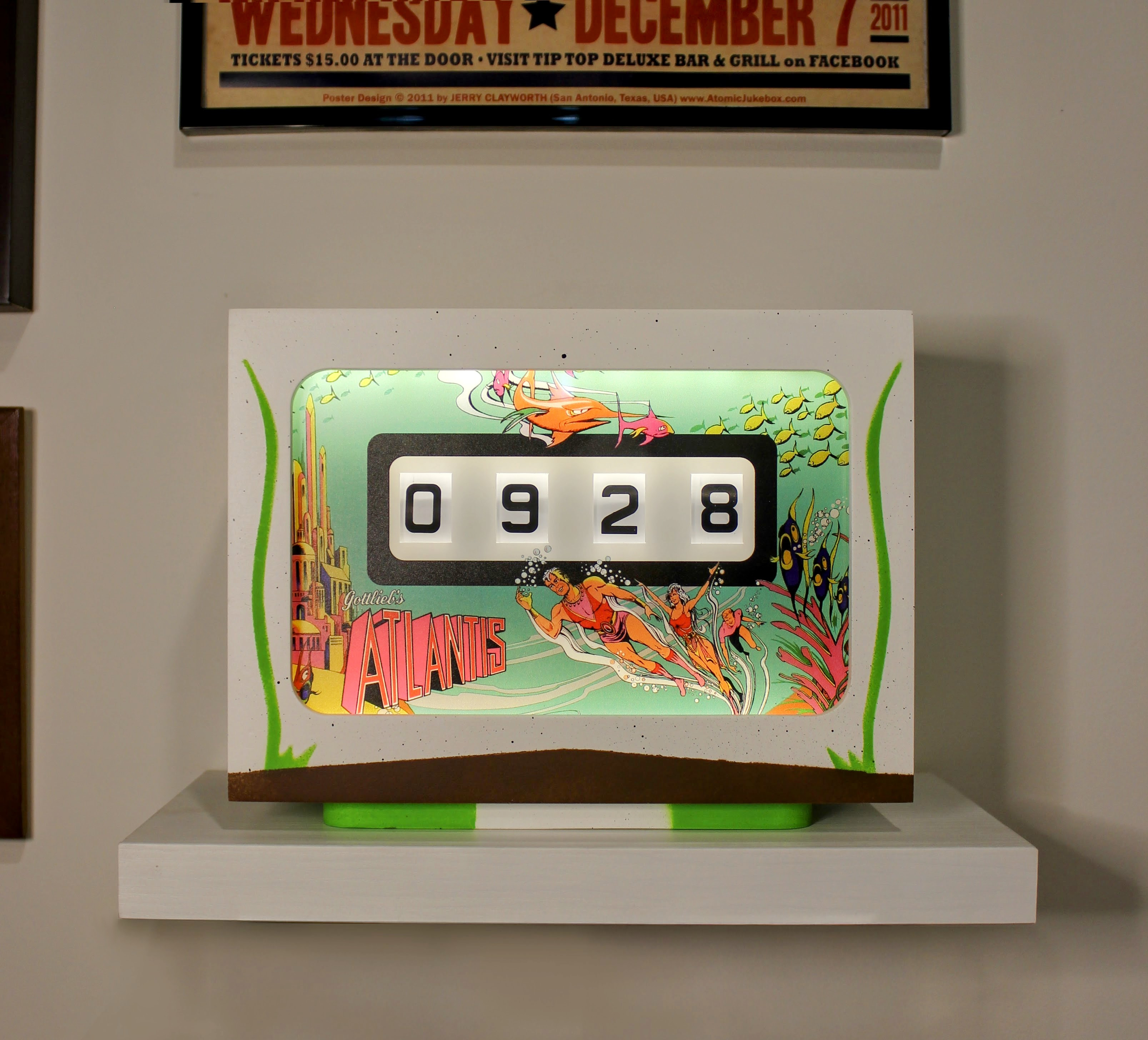 Clock Floating Shelf