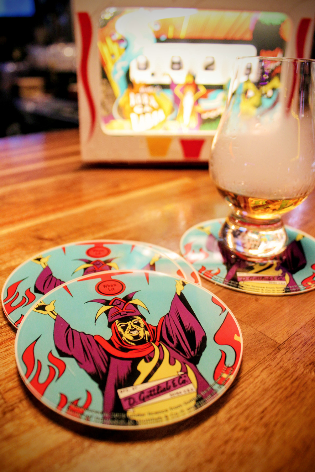 Gottlieb® Abra Ca Dabra acrylic coaster set (4 piece)