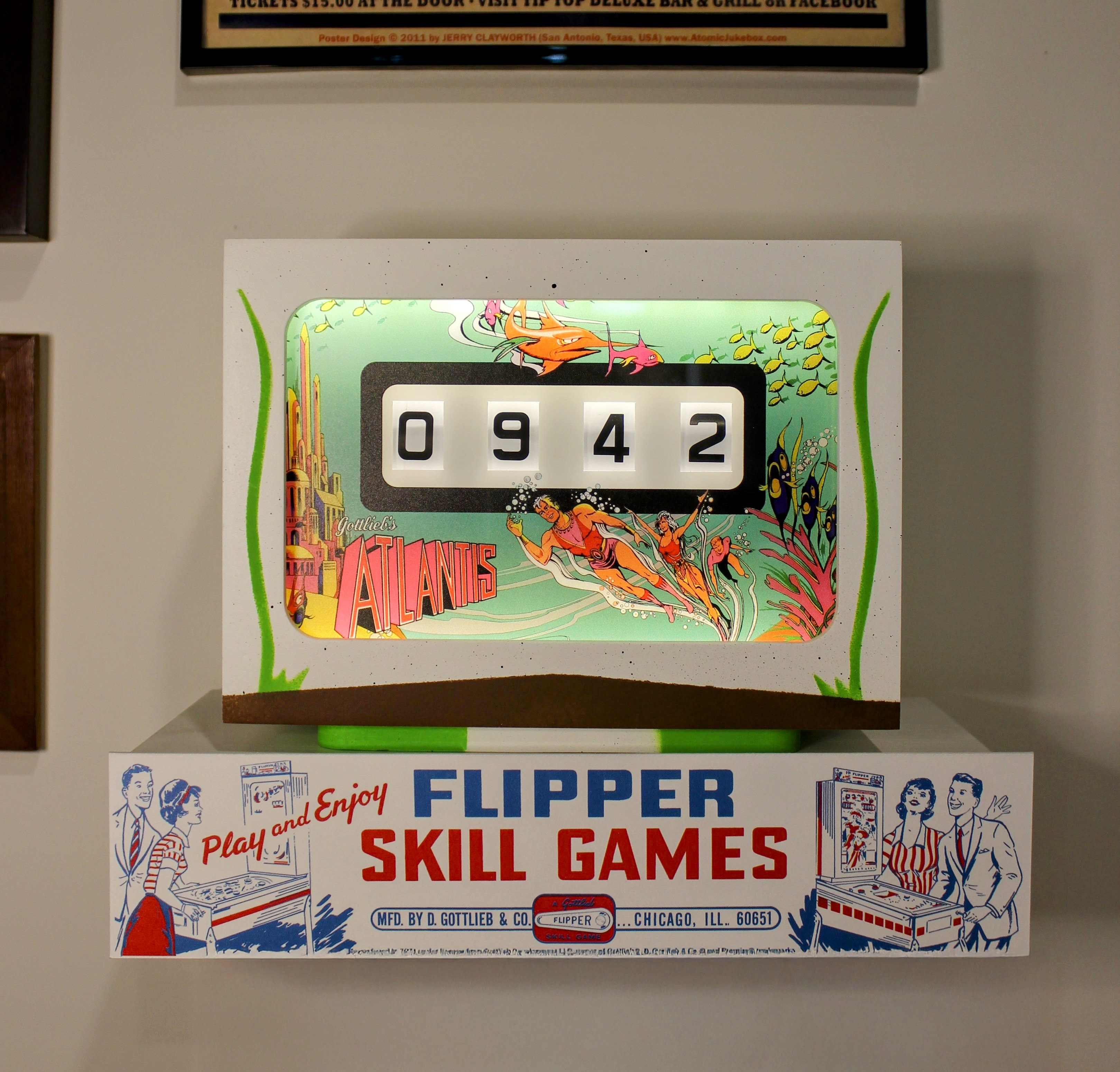 Clock Floating Shelf