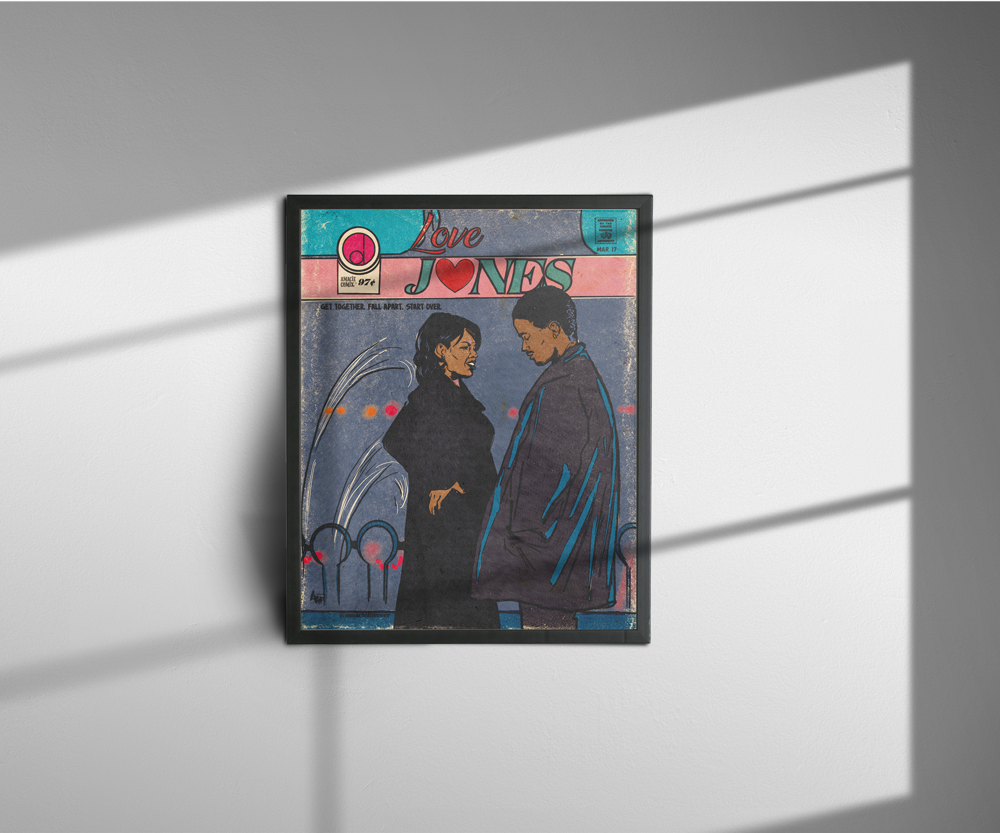 "Love Jones" #1-3 Amacie Comix Prints Set