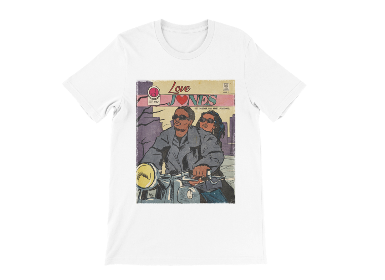 "Love Jones" Amacie Comix Premium Unisex Crewneck T-shirt