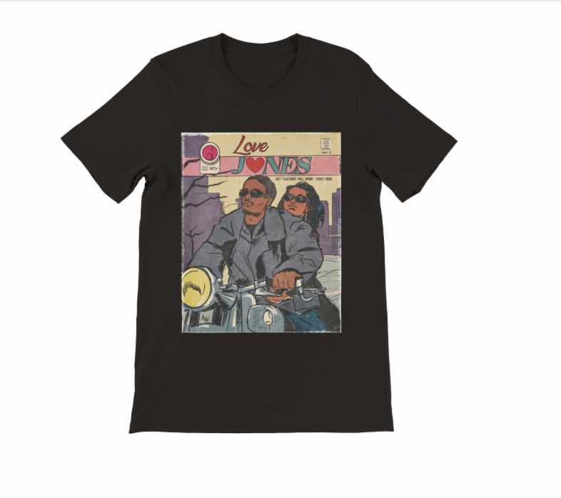 "Love Jones" Amacie Comix Premium Unisex Crewneck T-shirt