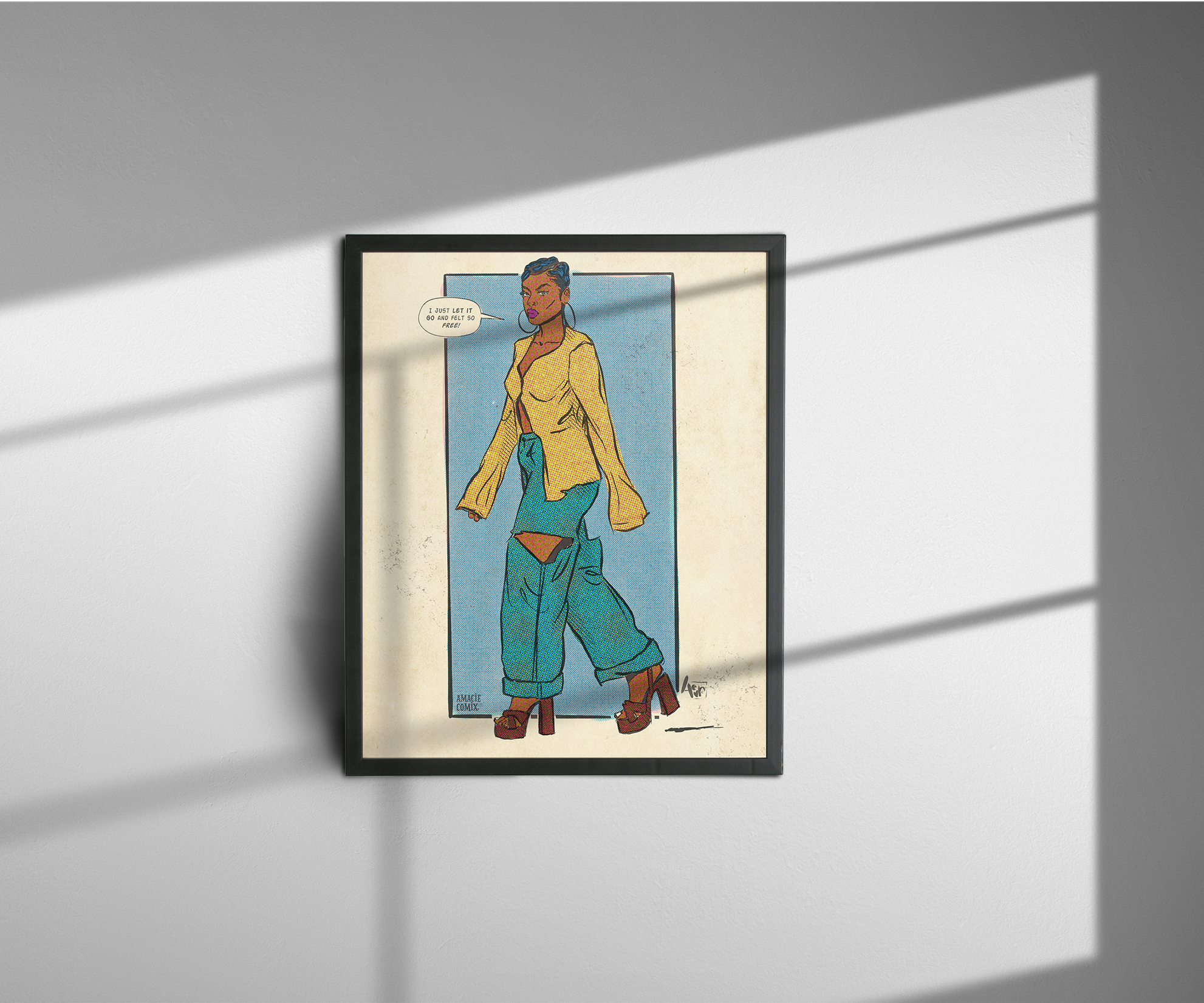 "Be So Free" Amacie Comix Print