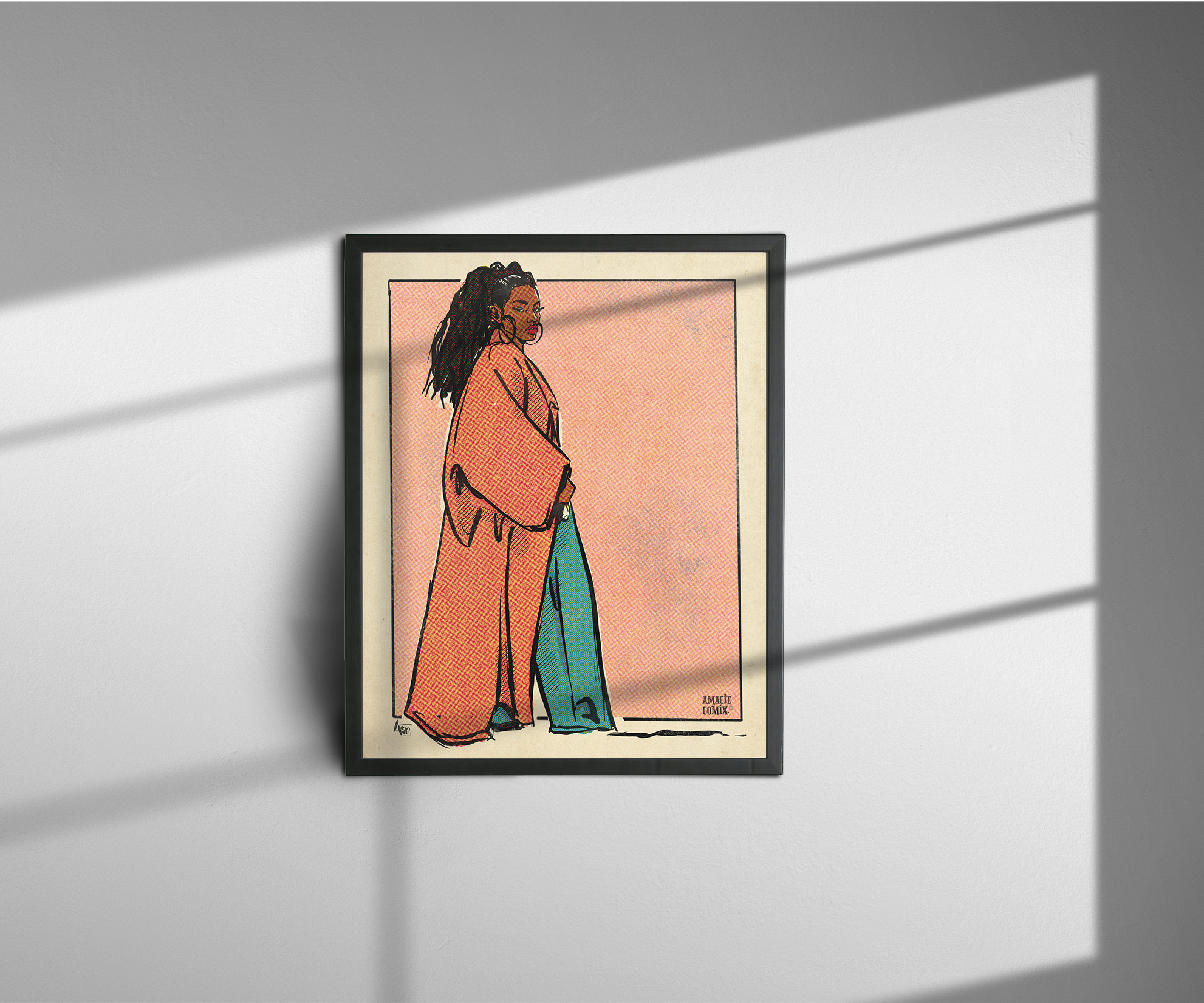 "Steppin" Amacie Comix Print