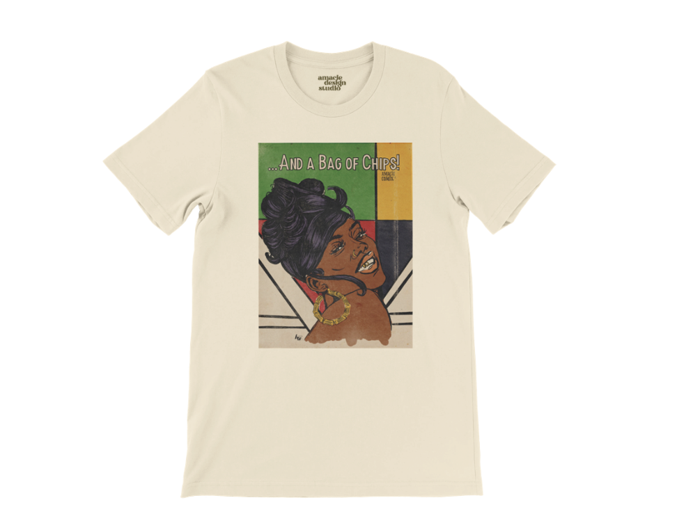 "Bag of Chips" Amacie Comix Premium Crewneck T-shirt