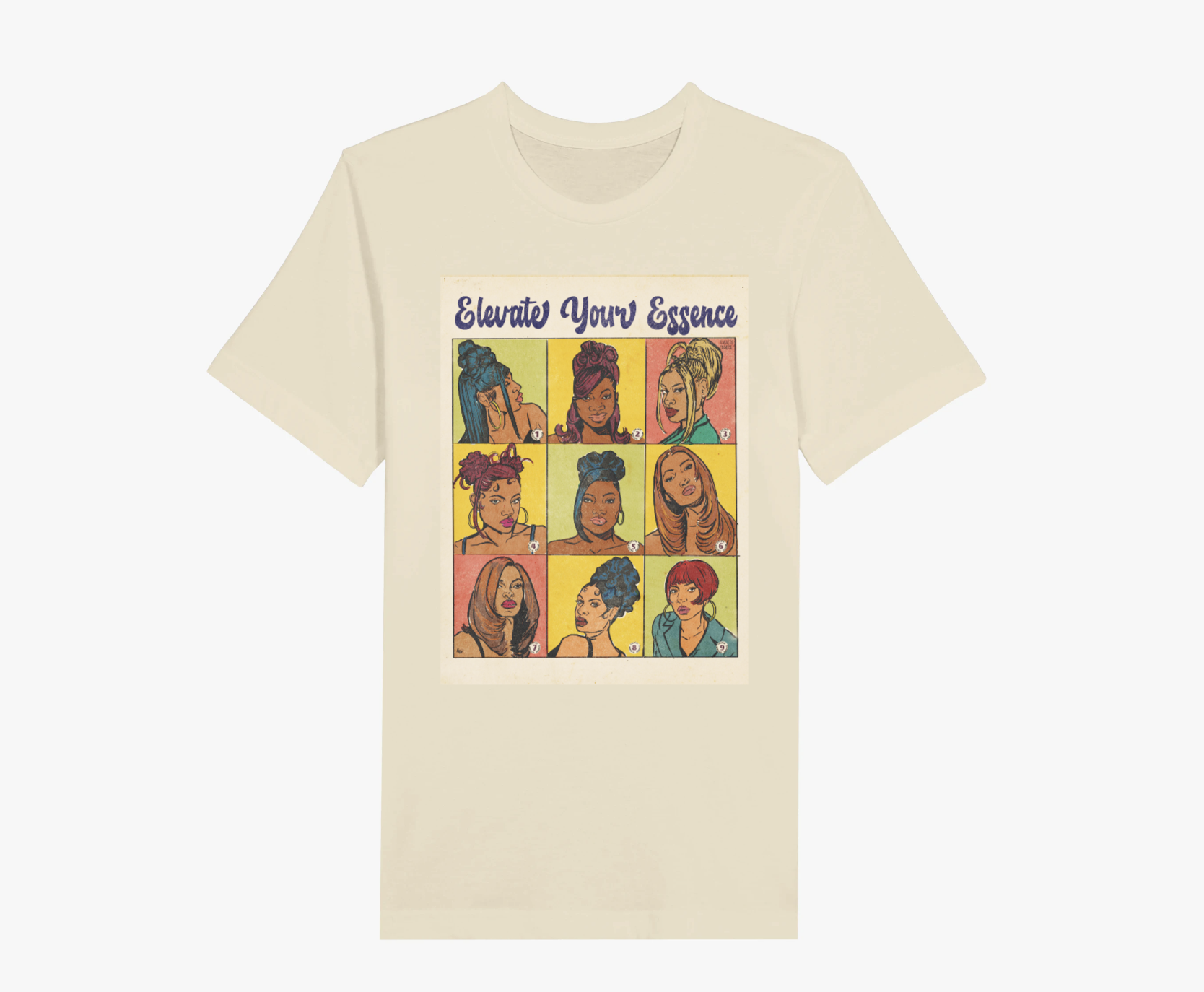 "Mona's Beauty Salon" Amacie Comix Premium Crewneck T-shirt