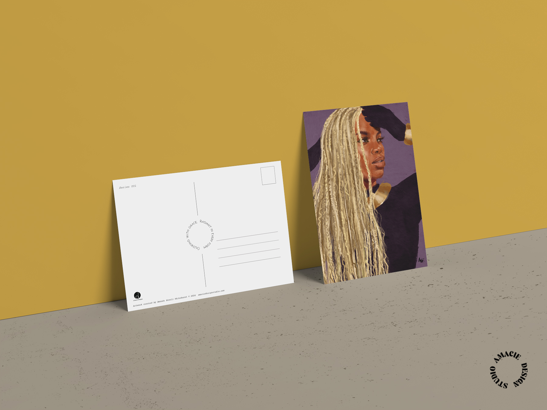 The Black Muse: A Postcard Exploration SERIES 1