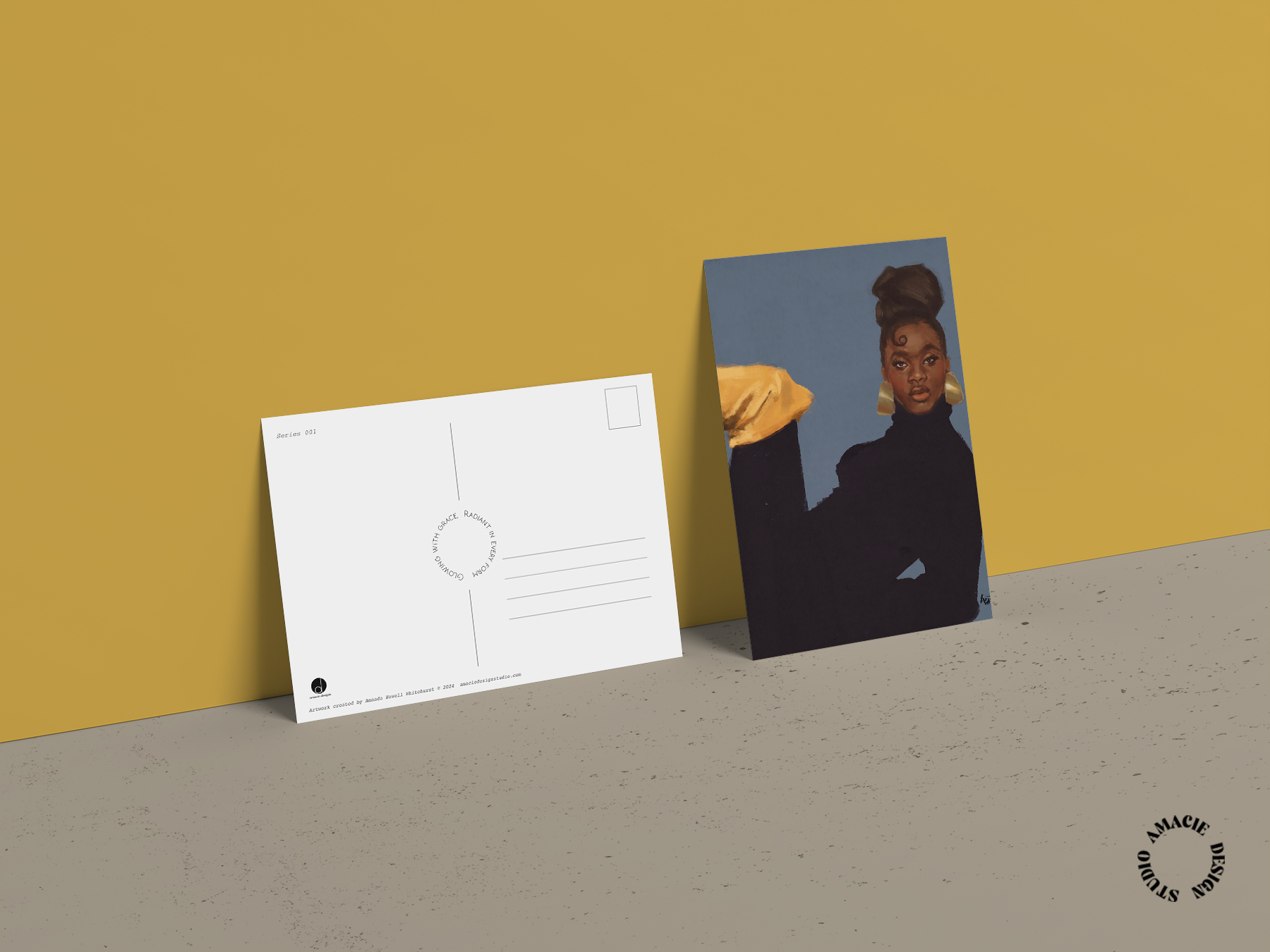 The Black Muse: A Postcard Exploration SERIES 2