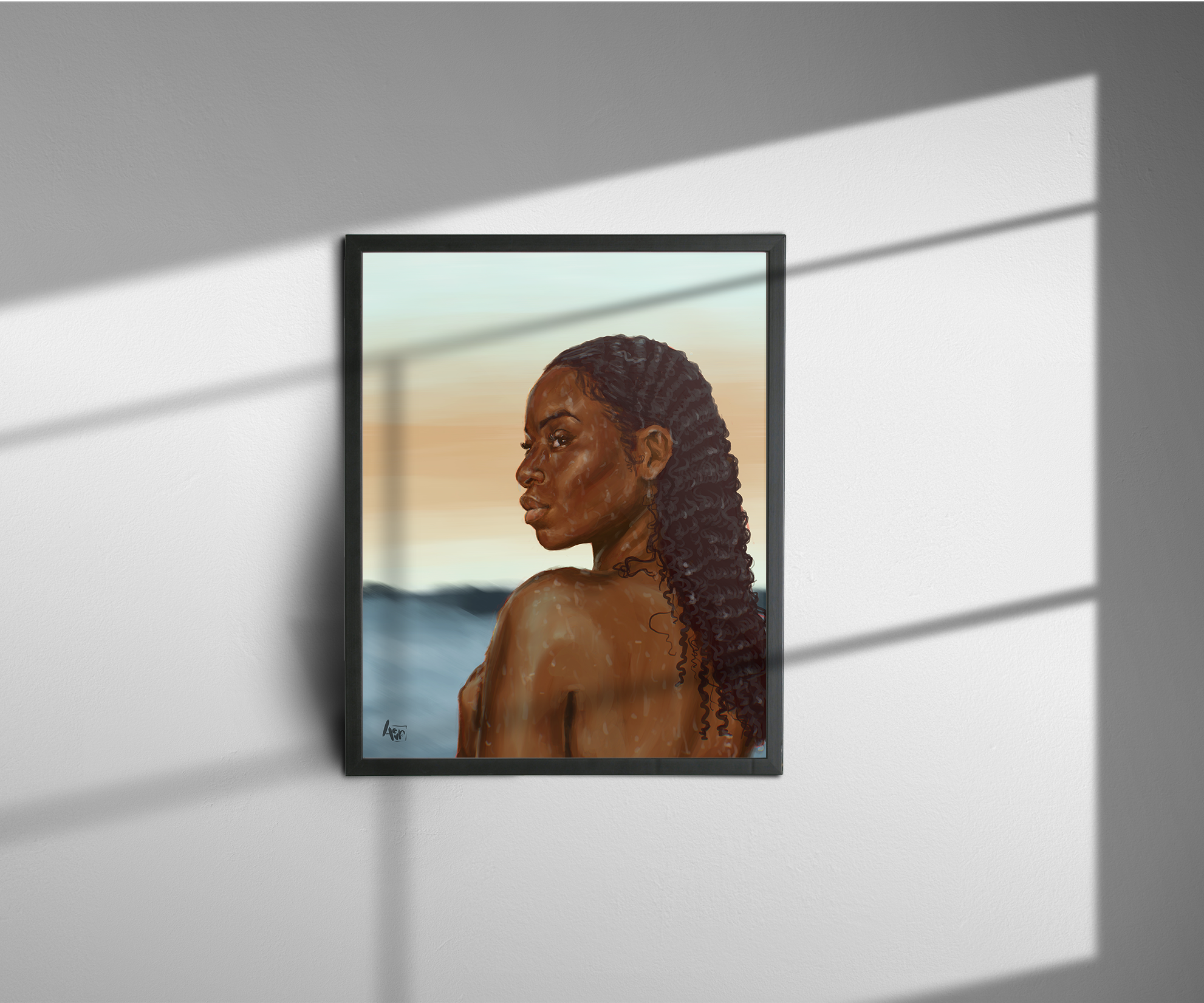 "In My Ocean" Art Print