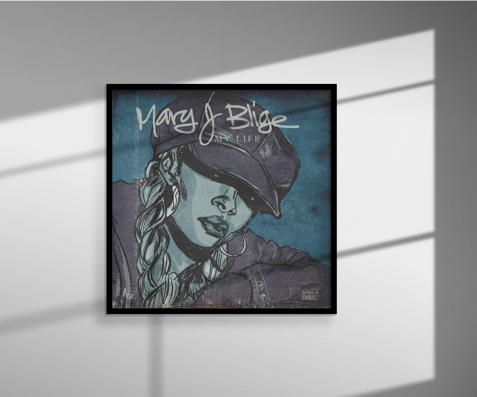 "Mary J. Blige - My Life" Amacie Comix Print