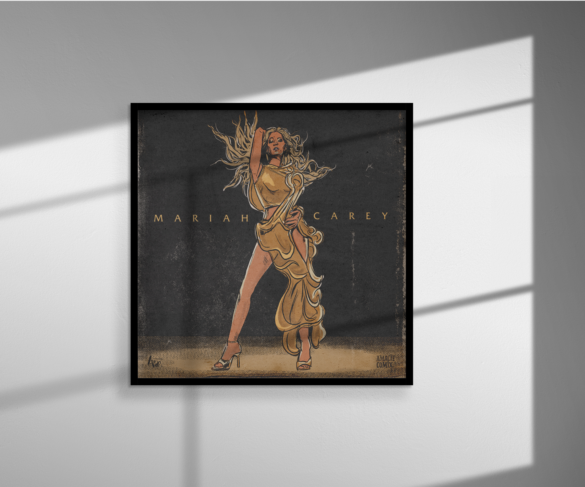 "Mariah Carey - The Emancipation of MiMi" Amacie Comix Print