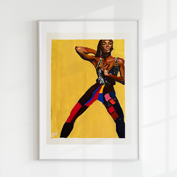 "She Knows Better Now" Gouache Painting Print