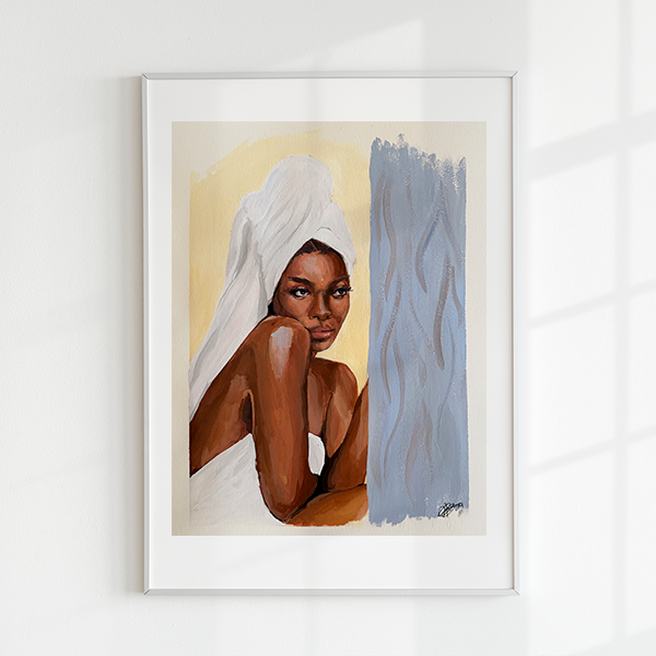 "In Control" Gouache Painting Print