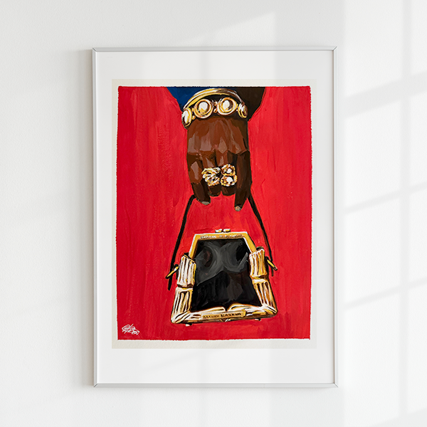 "That Brandon Blackwood" Gouache Painting Print