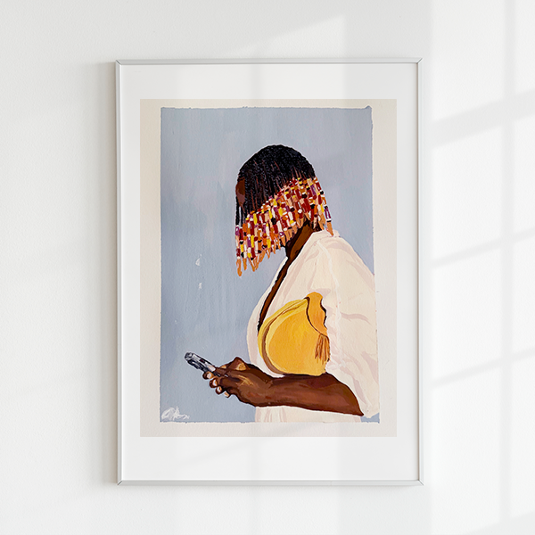 "Waiting On You" Gouache Painting Print