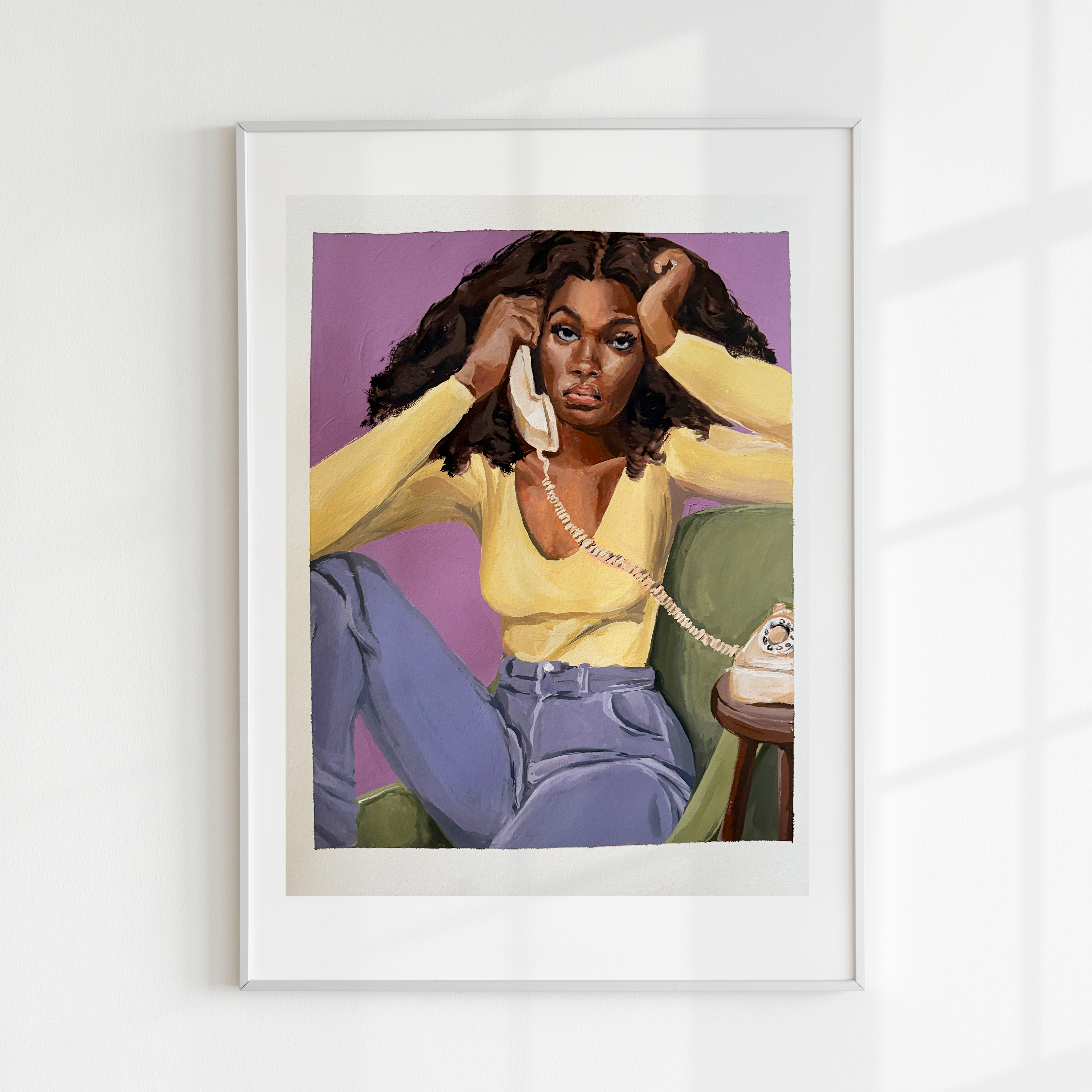 "...Talkin' Noise" Gouache Painting Print