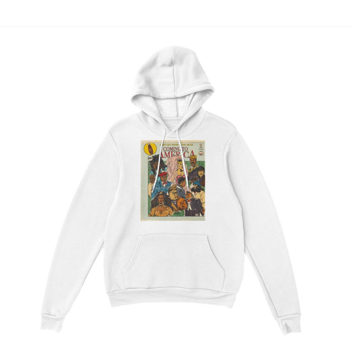 "Coming to America" Amacie Comix Premium Unisex Pullover Hoodie