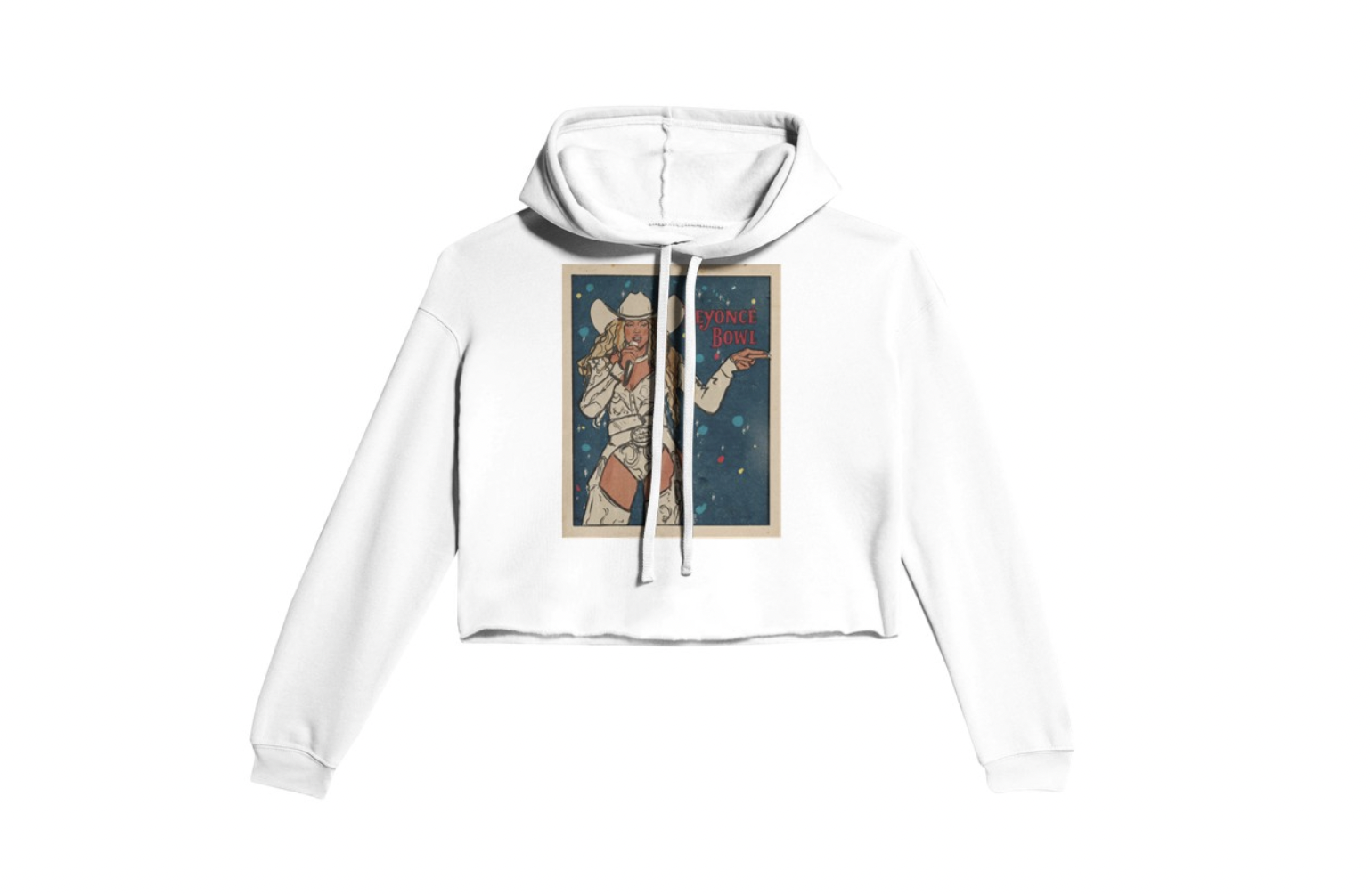 Beyonce Bowl - Women's Cropped Hoodie