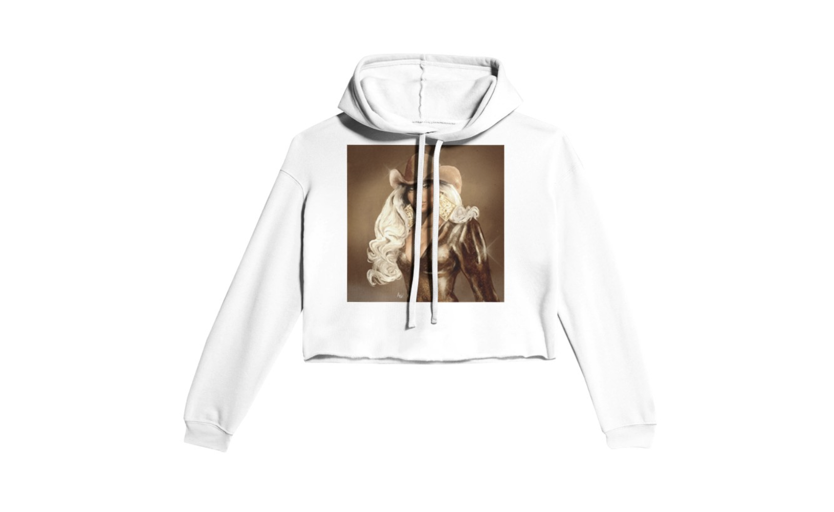  Cowboy Carter (No Text) - Women's Cropped Hoodie