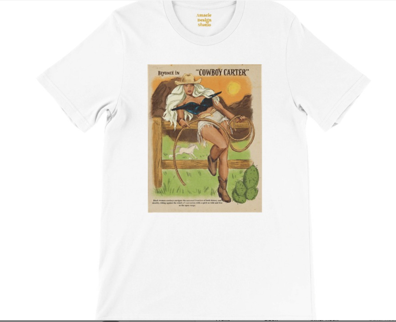 "Cowboy Carter Story" Premium Unisex Crewneck T-shirt