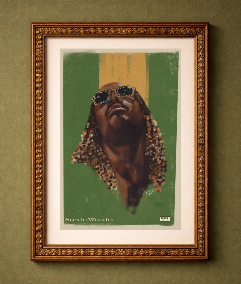"Stevie Wonder" BHM '26 Print