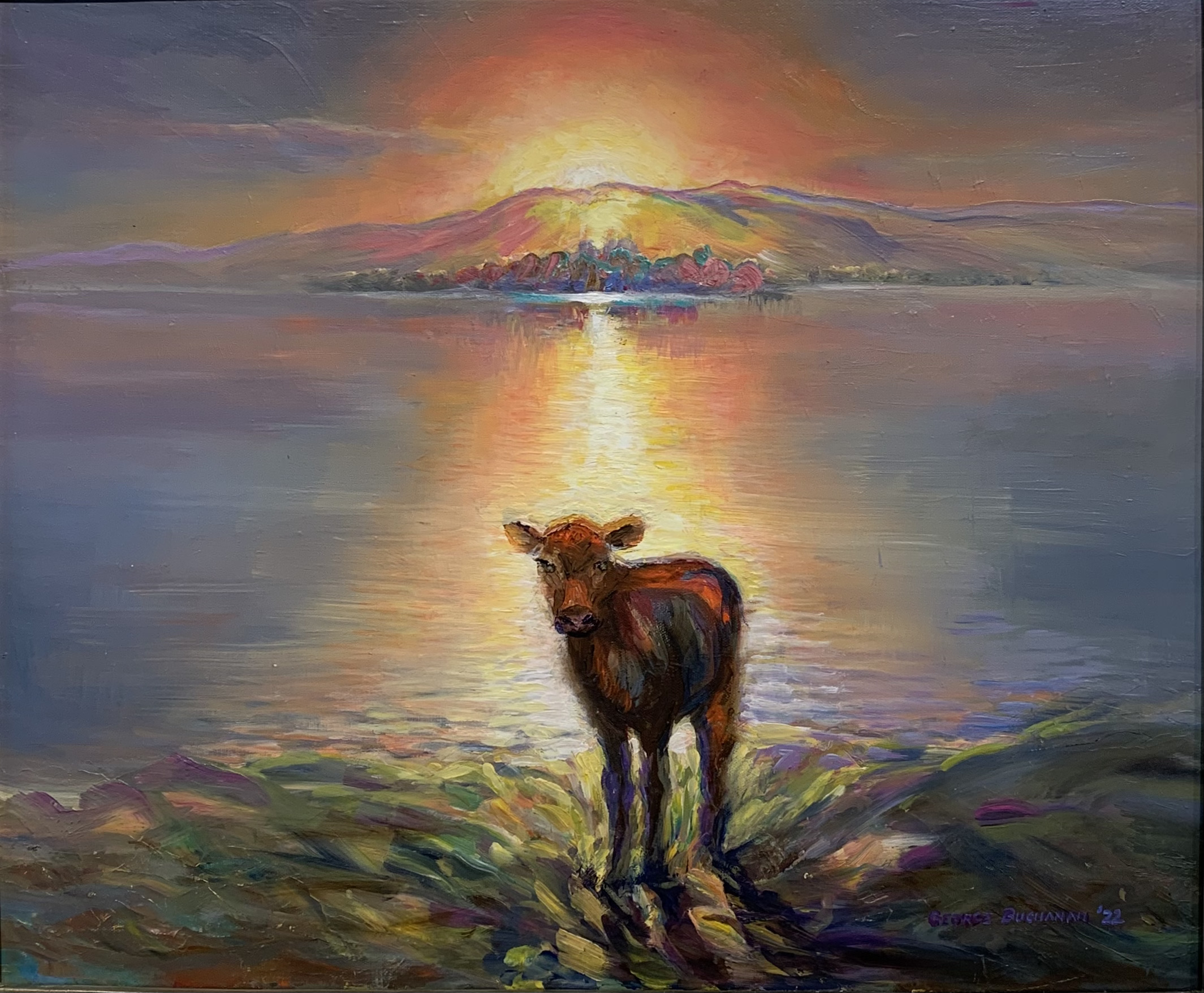 "Holy Cow"  unframed