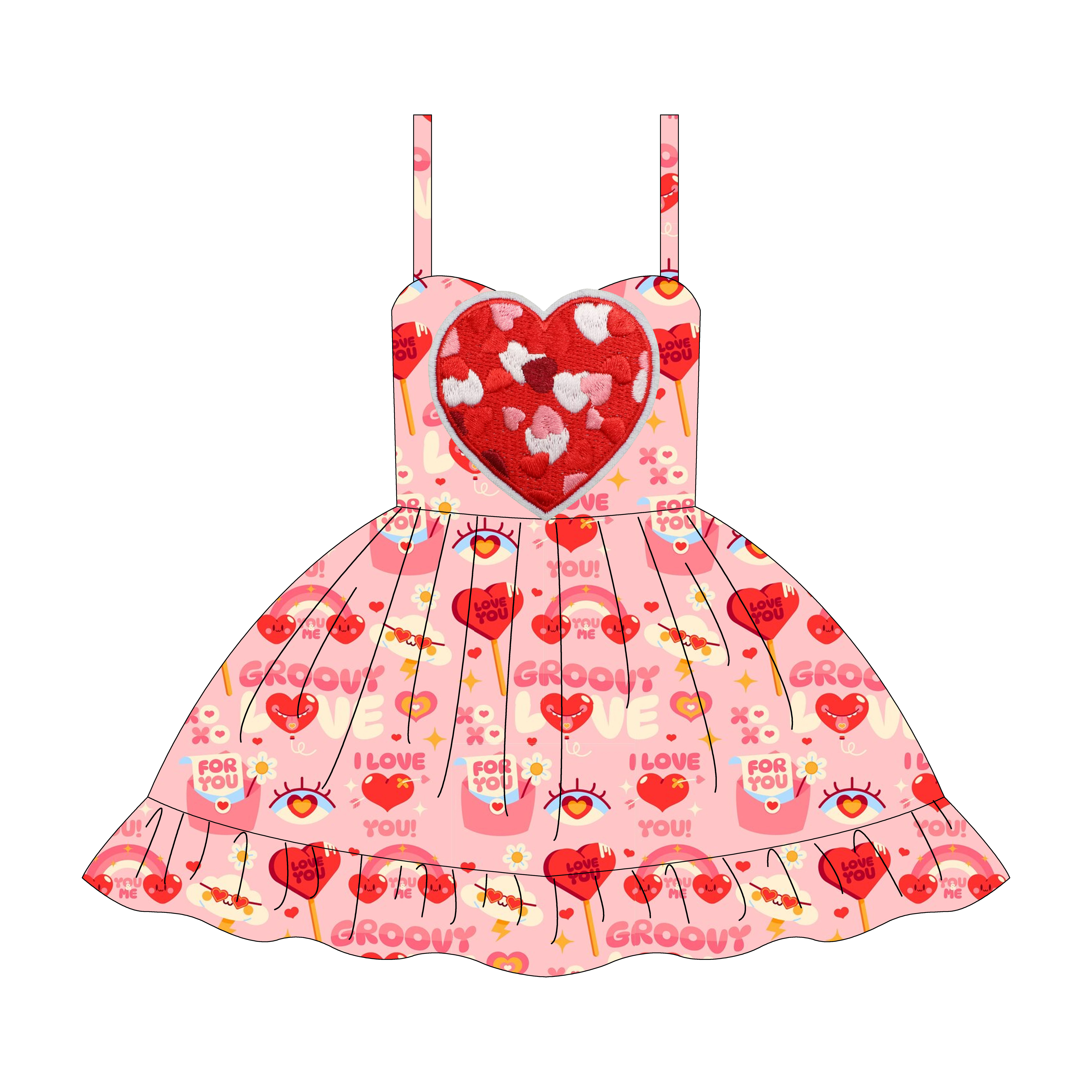 Custom Valentine's Day Clothes Party Dress