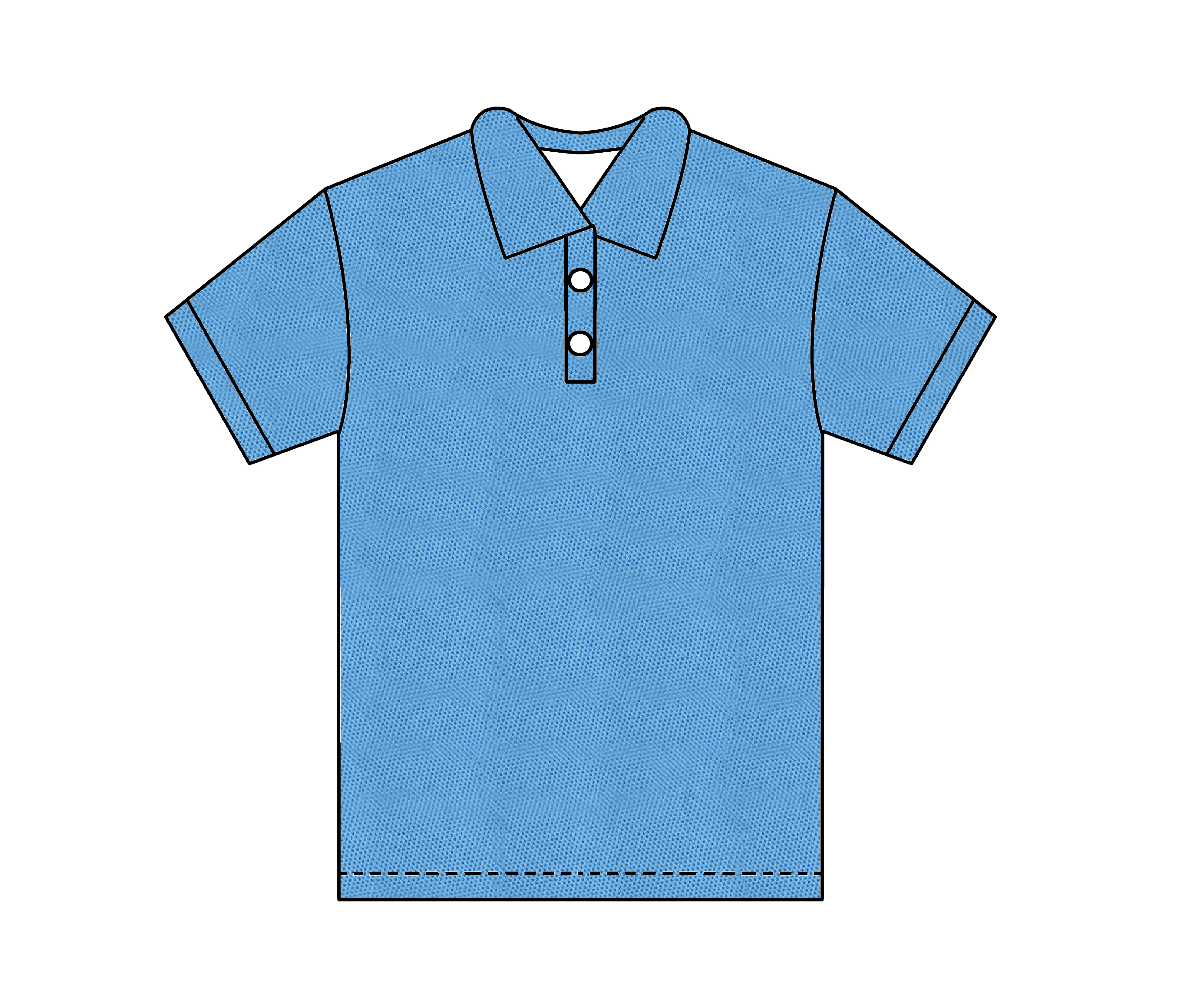 Blue Boys Polo Shirt Custom boys clothing