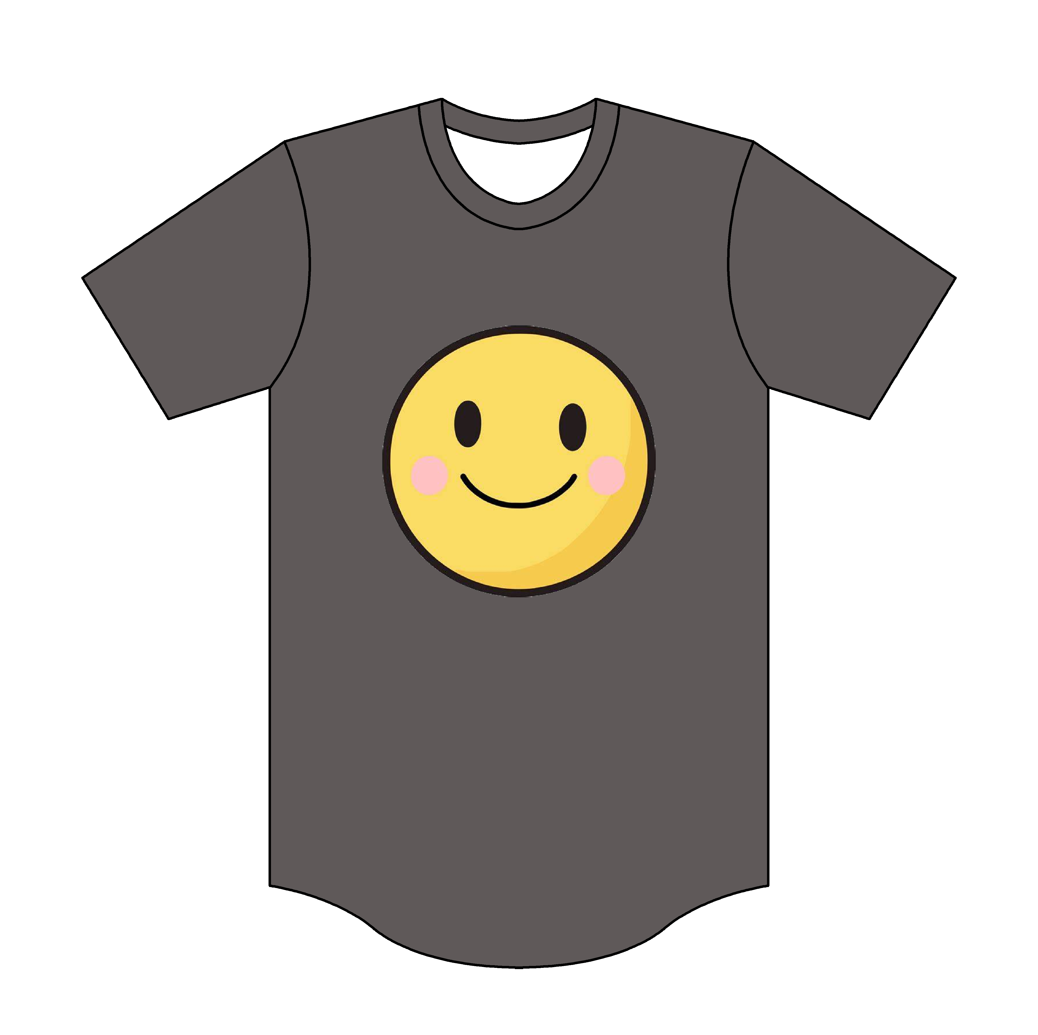 Smiley Face T-Shirt Custom Boys T shirt