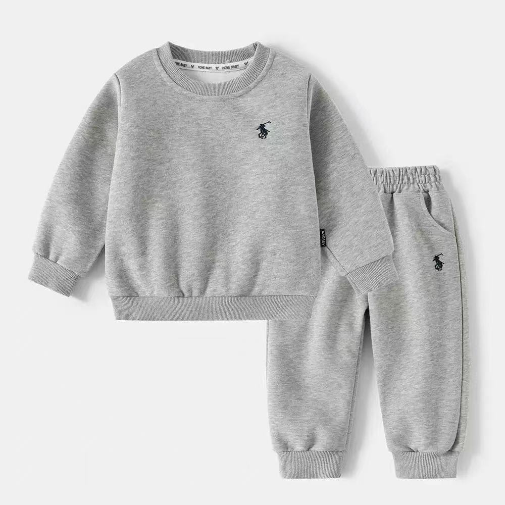 Kids' Grey Sweatshirt and Pants Set